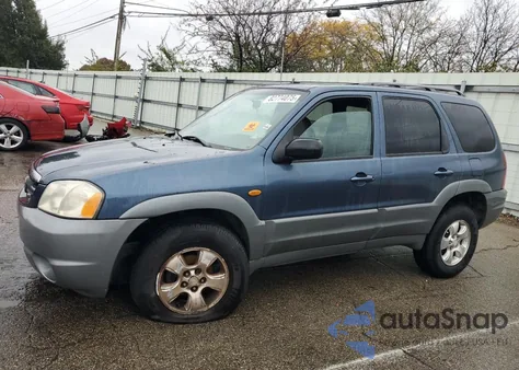 2001 Mazda Tribute Lx z USA, uszkodzony, nr VIN 4F2CU08111KM23528